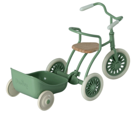 Maileg Tricycle hanger, Mouse - Green