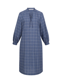 Lanius checked dress hemp & tercel