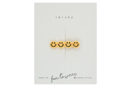 Imruby Pepper smiley clip yellow