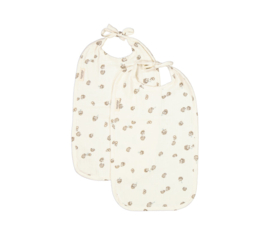 MarMar Bib Long (2-pack), Bonded Muslin Print, home, Forest Friends