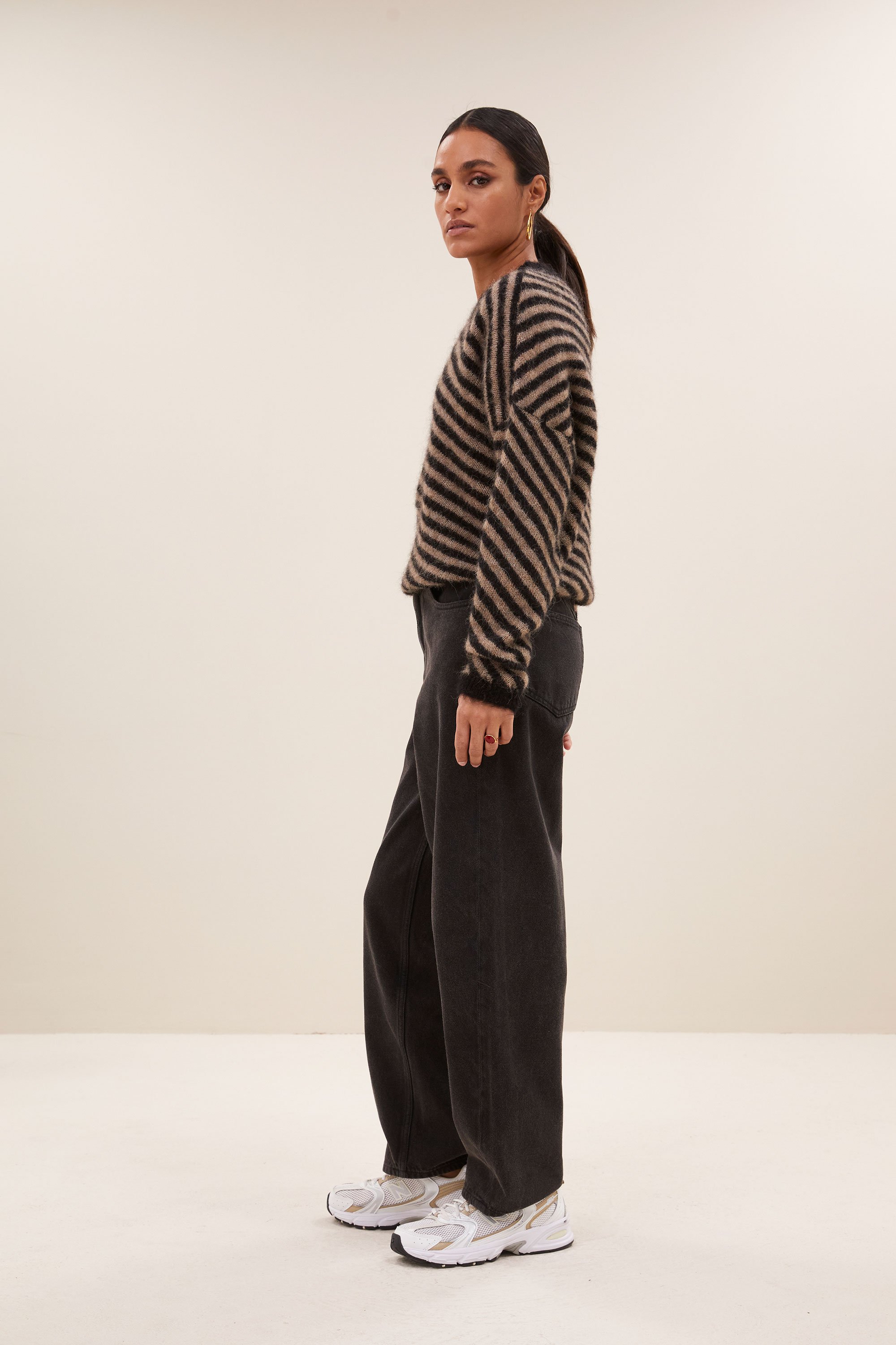 By Bar lew black pants jet black