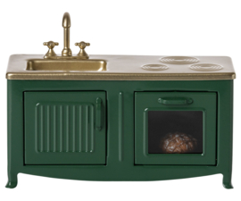 Maileg kitchen, mouse- dark green