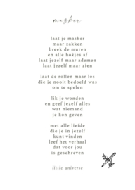 Masker - little universe