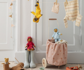 Maileg Rain coat w. hat, Teddy mum