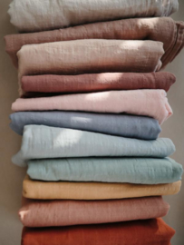 Mushie Muslin Swaddle Blanket Organic Cotton (Tawny Birch)