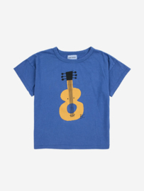 Bobo Choses acoustic guitar t-shirt navy blue