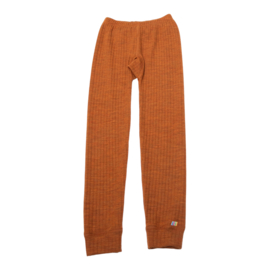 Joha 100% wol leggings colourfull orange
