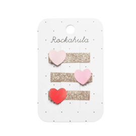 Rockahula heartbreaker glitter bar clips