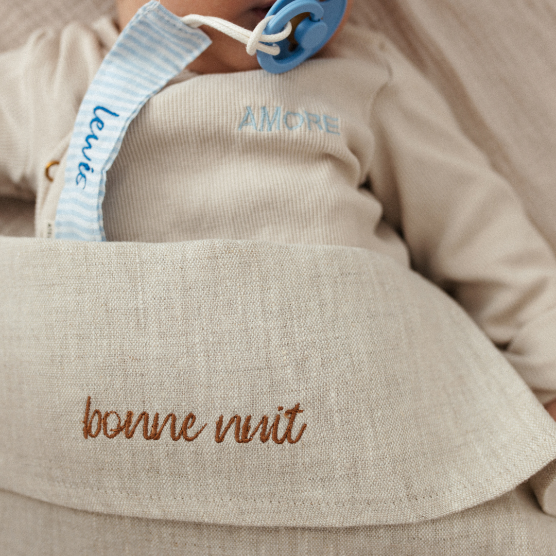 Atelier Pomme SPEENKOORD - Lovely linnen dreamy blue