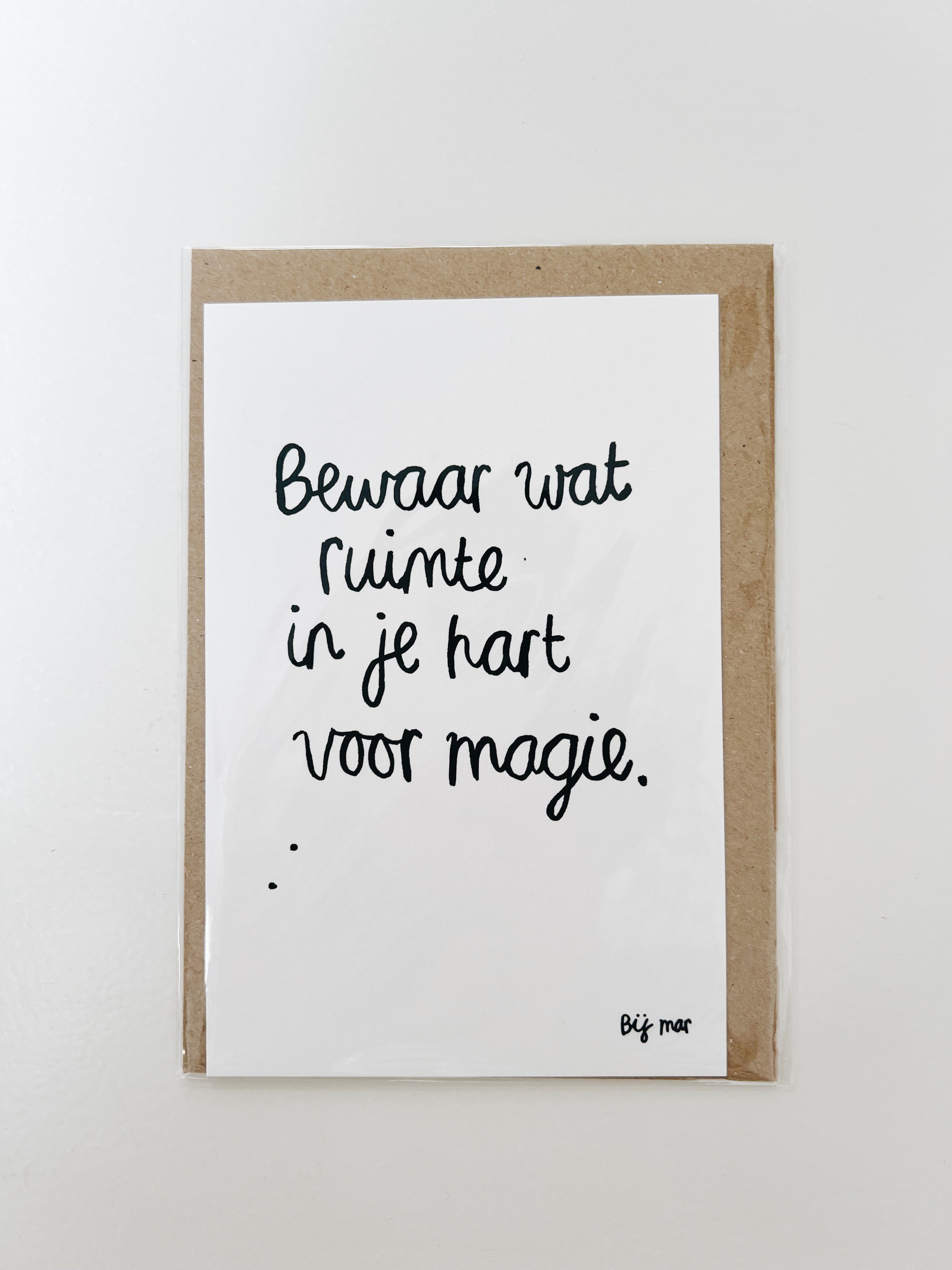 Bij Mar Kaart Magie ( bewaar wat ruimte )