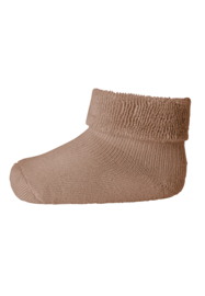 MP Denmark cotton baby socks tawny brown
