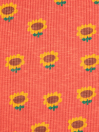 Wavy Bobo Choses Sunflower all over turtleneck T-shirt, red