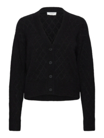 Rosemunde RWAida V-Neck Regular Cargigan Black