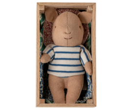 Maileg pig in box, baby- boy