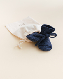 Hvid booties blue