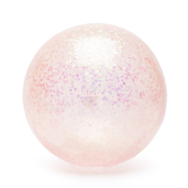 Ratatam glitter bal licht roze 15 cm