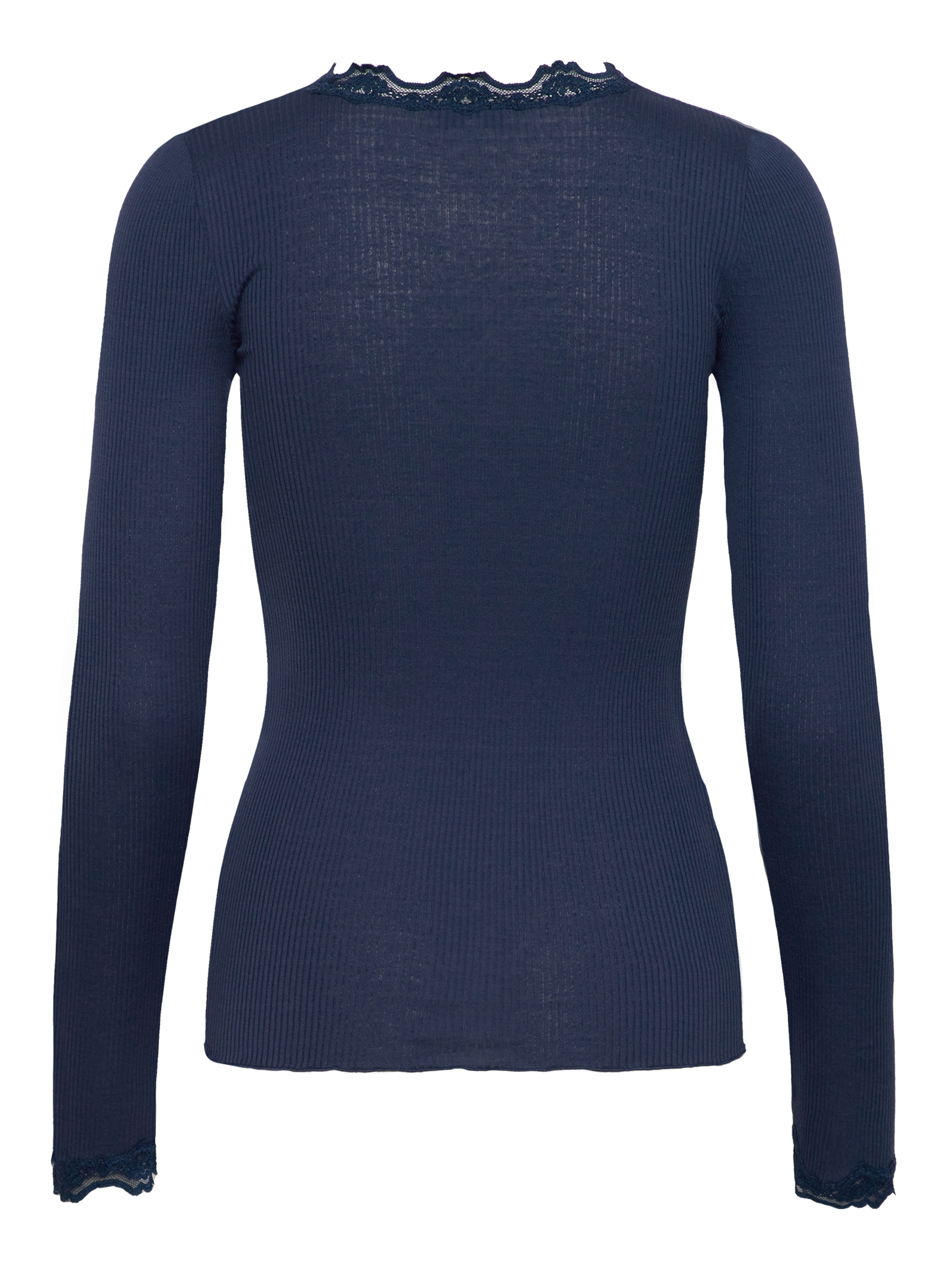 Rosemunde RWBabette LS Regular Lace T-shirt Insignia Blue