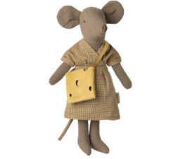 Maileg Mum mouse - Light brown