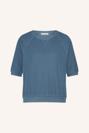 By Bar neva slub top | blue stone