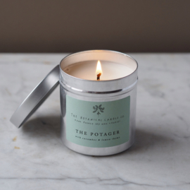 The Botanical Candle co 'the potager' Summer Scented Aluminium Tin Candle