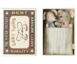 Maileg Twins, Baby mice in matchbox