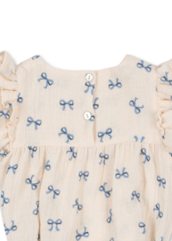 Konges Slojd Coco romper Gots Bow Bleu