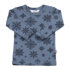 Joha blouse with long sleeves blue