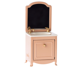 Sink dresser w. mirror, Mouse - Dark powder