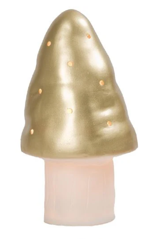 Lamp paddenstoel klein goud
