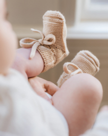Hvid booties Oat
