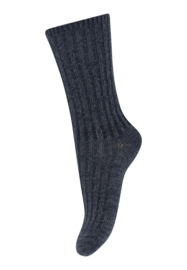 MP Denmark Quinn socks dark denim melange