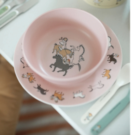 Elsa Beskow Pippi bowl pink