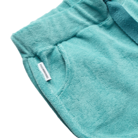 Mingo Toweling short emerald sea