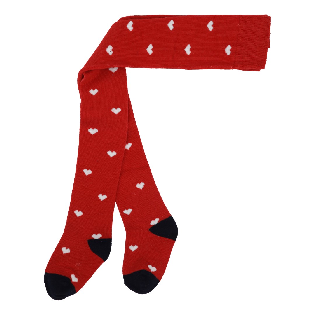 Flöss Vera Stocking Poppy Red Heart