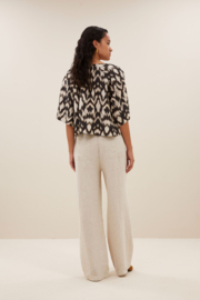 By Bar todd brown batik blouse | brown batik