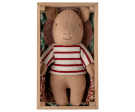 Maileg pig in box, baby- girl