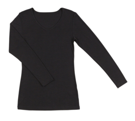 Joha blouse with long sleeve women black