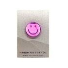 La Miseto Pin smiley - roze