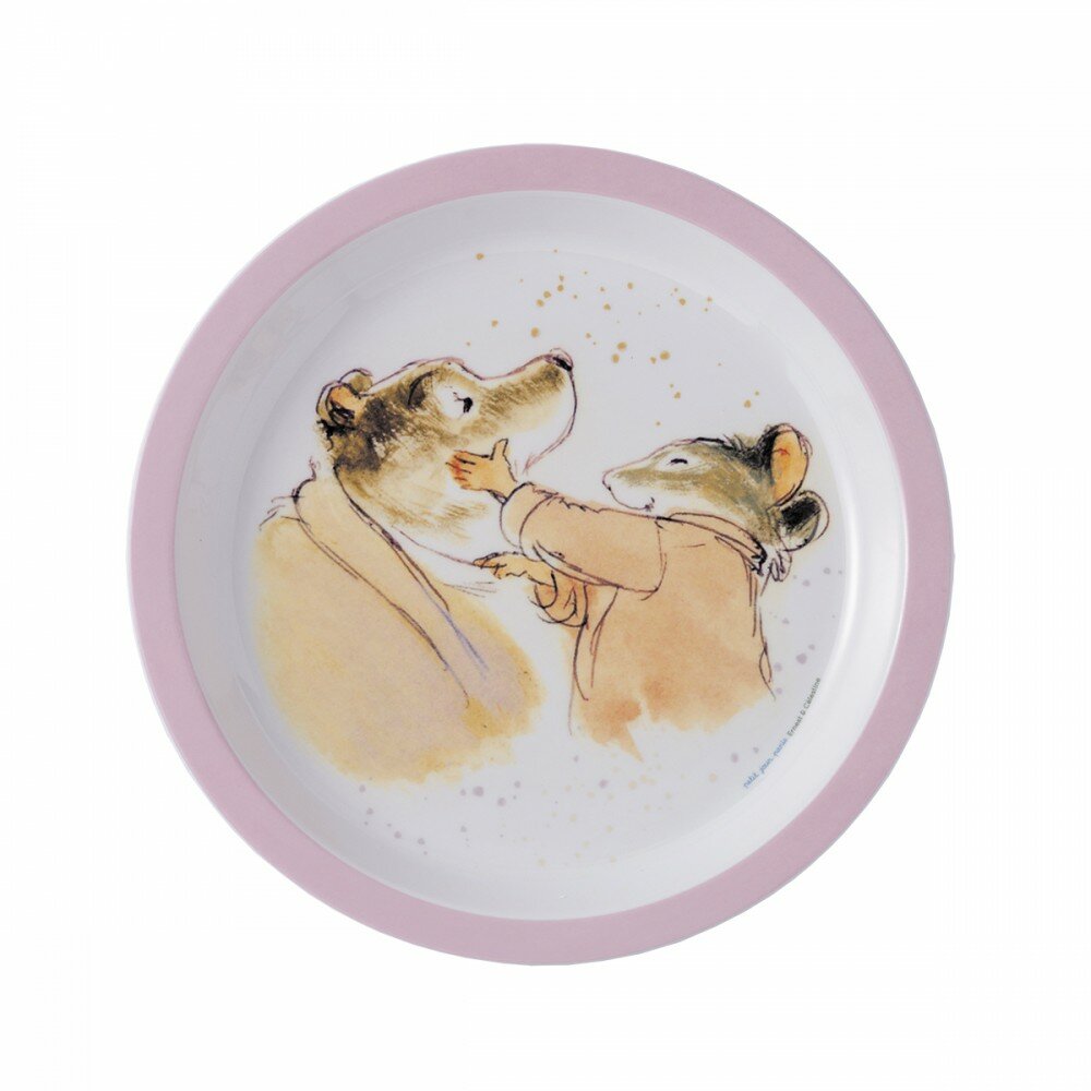 Ernest et Celestine bord roze 18 cm