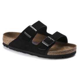 Birkenstock Arizona suede black narrow