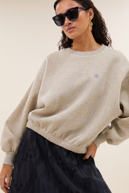 By Bar bibi Bodil sparkle sweater Gold