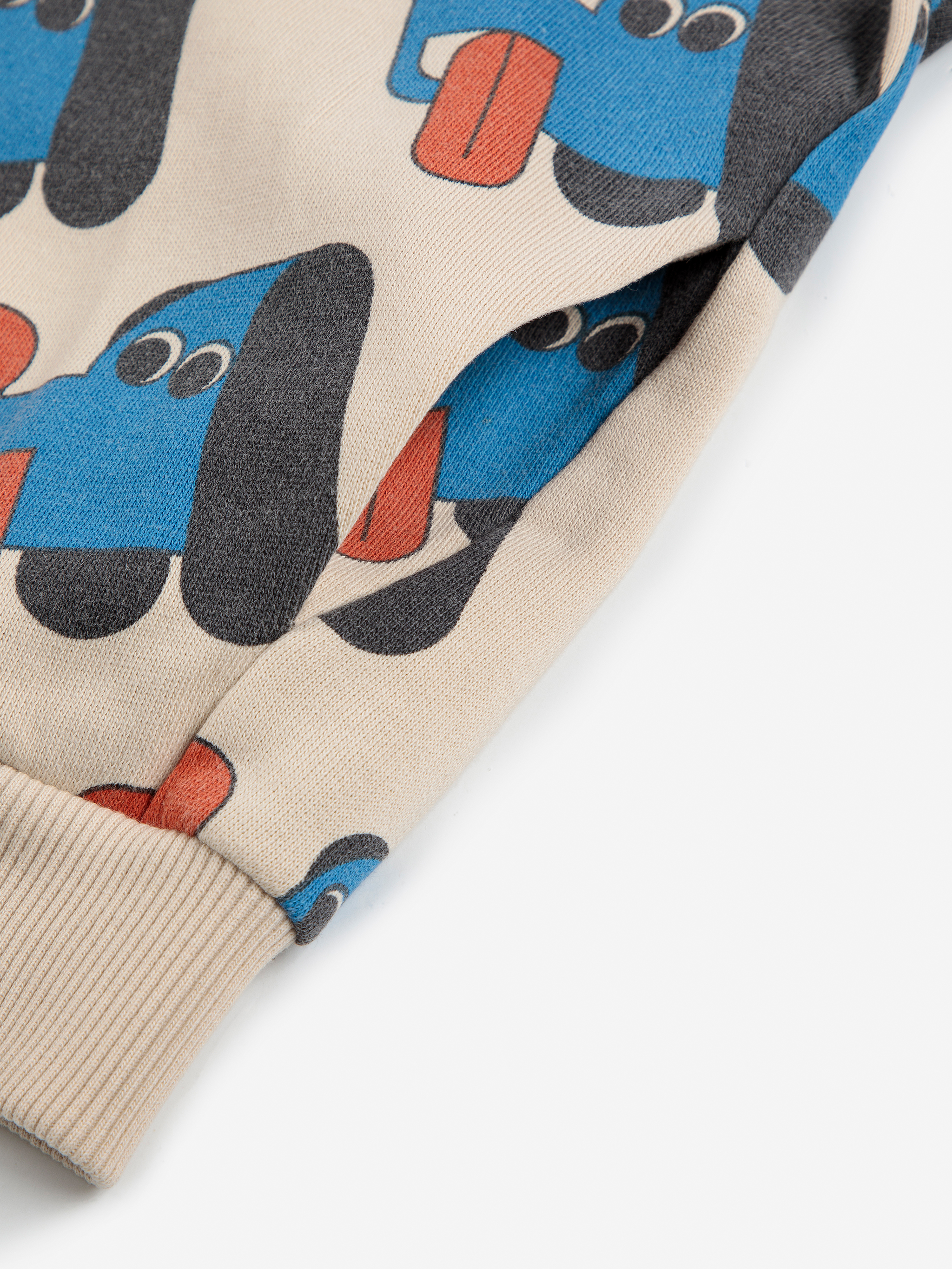 Bobo Choses Doggy Mate all over zipped hoodie