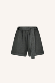 By Bar june linen shorts charcoal