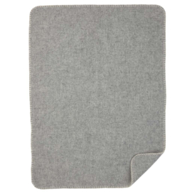 Klippan Soft wool baby light grey, 65x90, woven wool