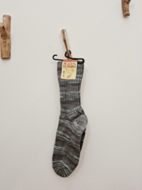 Hirsch Natur wollen sok grijs print