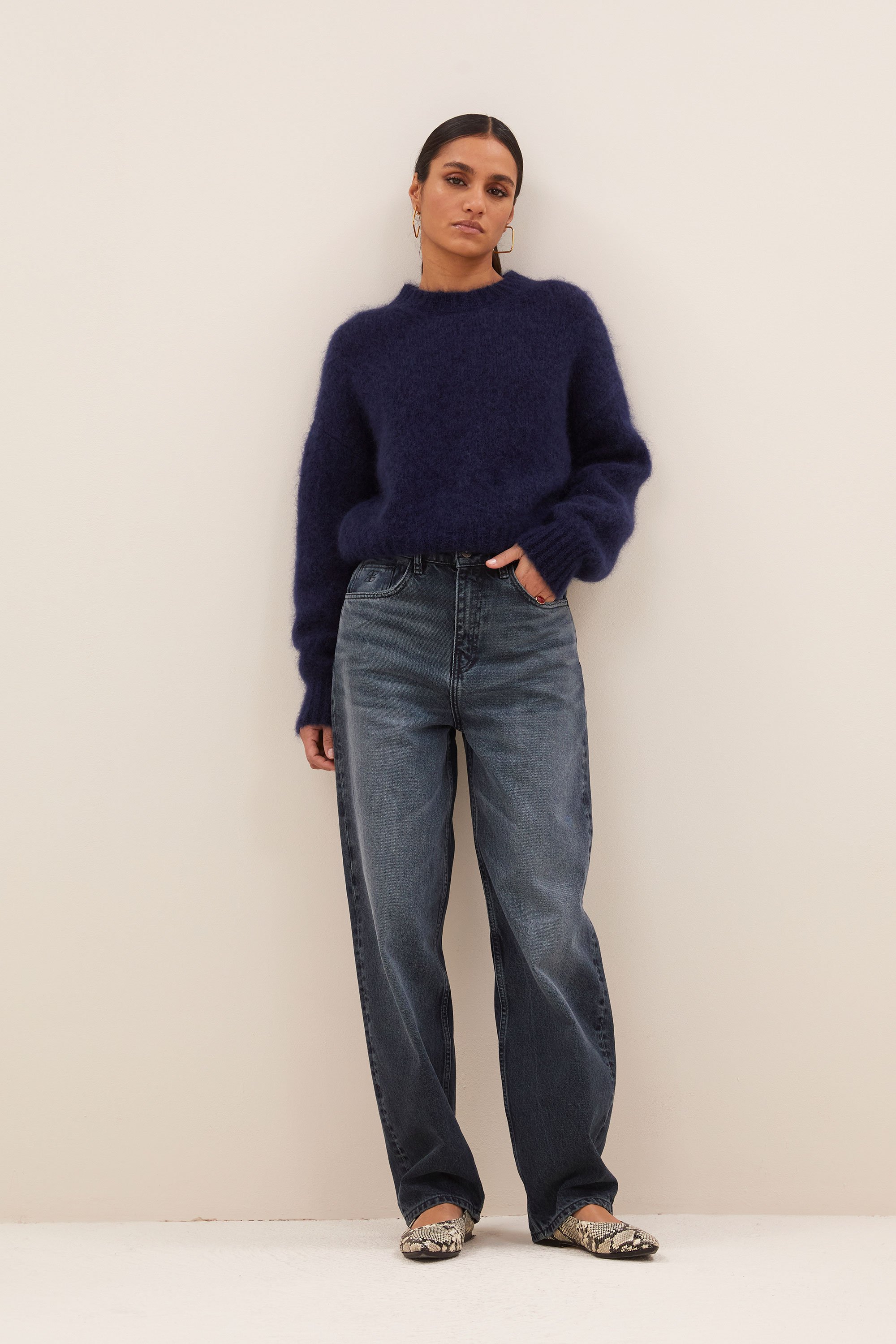 By Bar lew dark denim pants dark denim