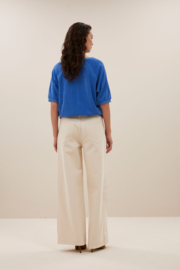 By Bar neva slub top | queens blue