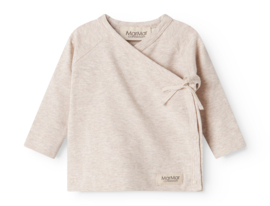 MarMar Light Beige Melange Tut Wrap LS, Modal New Born, new born, Essentials