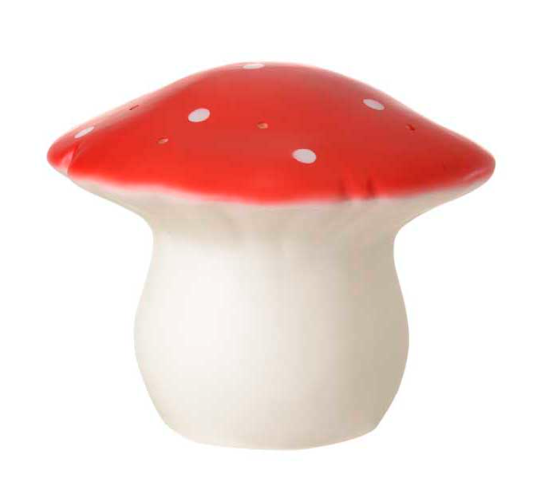 Lamp paddenstoel medium rood