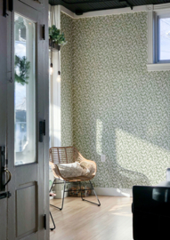 Robin Pieterse summer gray wallpaper anemone light green